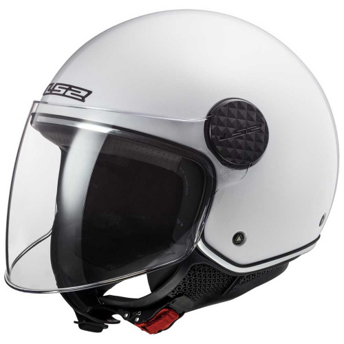 LS2 Мотошлем OF558 Sphere Lux Solid белый в Ульяновске