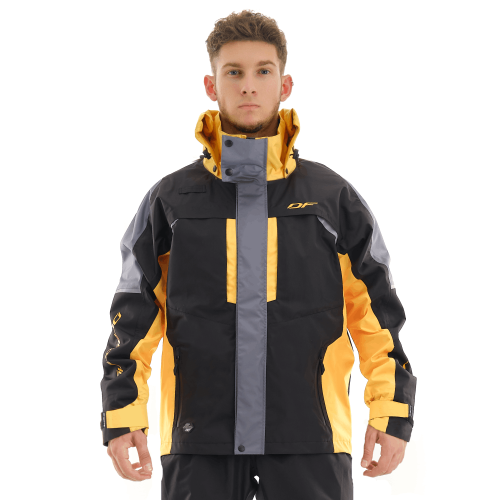 Dragonfly Куртка мембранная Quad Pro Black-yellow в Ульяновске