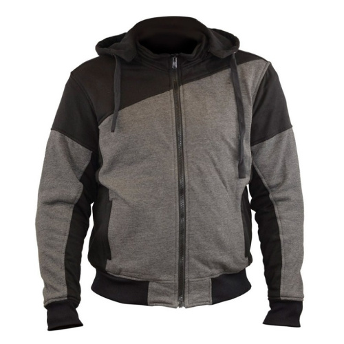 MCP Мотокуртка мужская Hoody серо-черный в Ульяновске