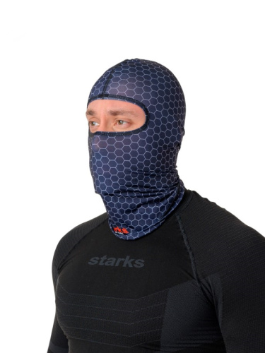 Starks Подшлемник Light Print Moto Черный принт в Ульяновске