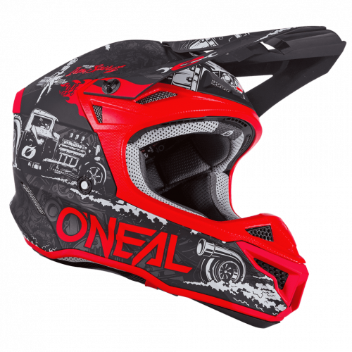 ONEAL Кроссовый шлем 5Series HR Черный/Красный в Ульяновске