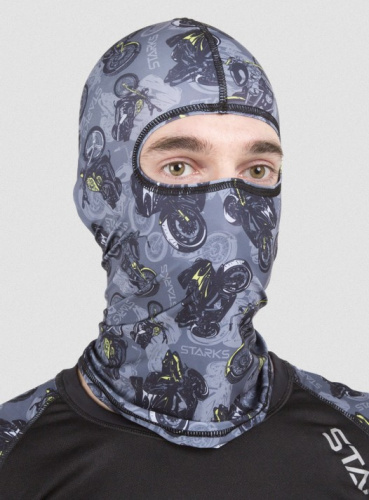 Starks Подшлемник Light Print Moto Серый принт в Ульяновске