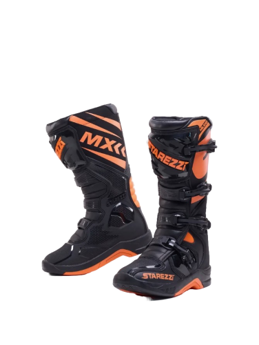 Starezzi Мотоботы Milano Black/Orange в Ульяновске