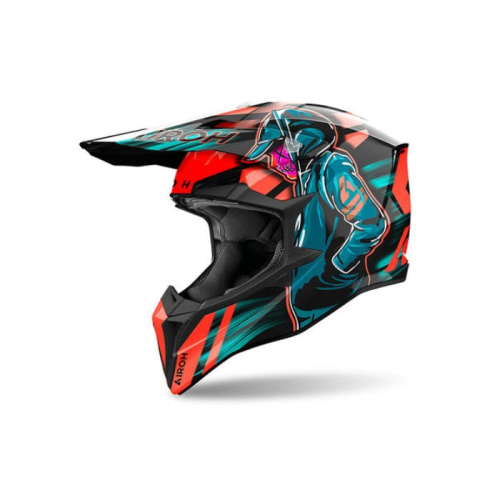 Airoh Шлем Wraaap Cyber Orange Glossy в Ульяновске