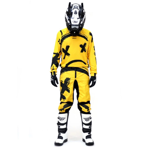 Grom Штаны кроссовые Sadman Yellow в Ульяновске