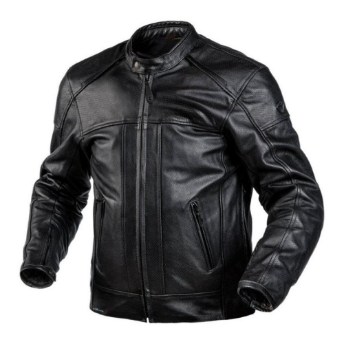 Scout куртка кожаная Daytona Waterproof Black в Ульяновске