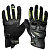 Sweep Перчатки кожаные+текстиль Hammer Black/Yellow в Ульяновске