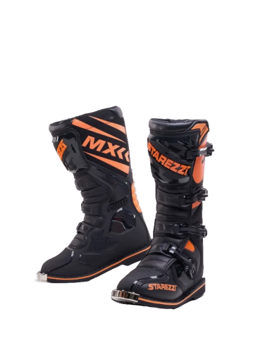 Starezzi Мотоботы Roma Black/Orange в Ульяновске