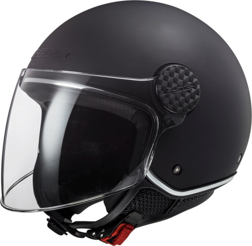LS2 Мотошлем OF558 Sphere Lux Solid черный в Ульяновске