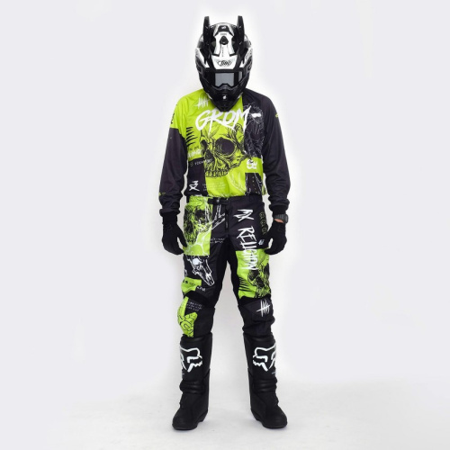 Grom Джерси MX Religion lime в Ульяновске