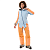 Dragonfly Комбинезон Gravity 2.0 Woman Light Blue - Mock Orange 2025 в Ульяновске