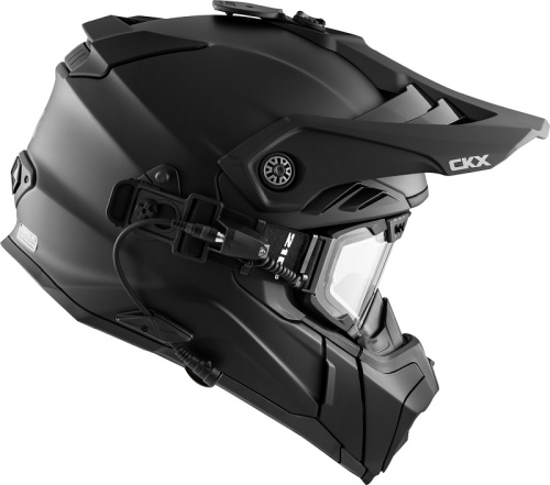 CKX шлем снегоходный Titan Airflow Electric Черный Матовый в Ульяновске