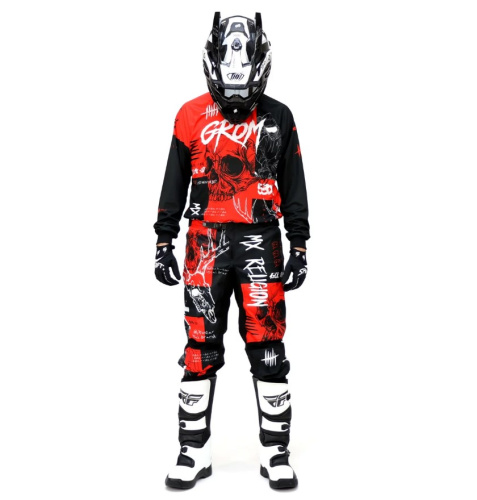 Grom Джерси + штаны MX Religion red в Ульяновске