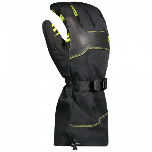 Scott Перчатки Cubrick Black/Lime-green в Ульяновске