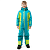 Dragonfly Зимний утепленный комбинезон Gravity Teenager Dark Green - Lime 2025 в Ульяновске