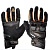 Sweep Перчатки кожаные+текстиль Hammer Black/Orange в Ульяновске